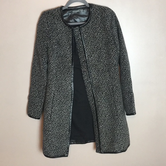 Anthropologie Potter’s Pot Leopard Animal Print Jacket - Picture 7 of 16